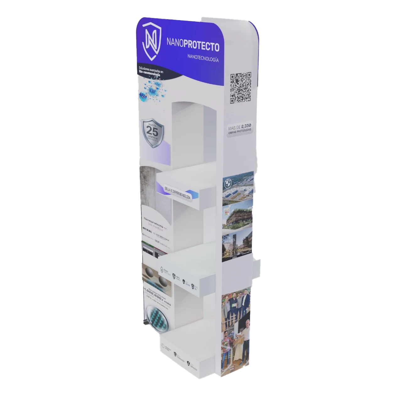 Nanoprotecto: identidad y materiales comerciales