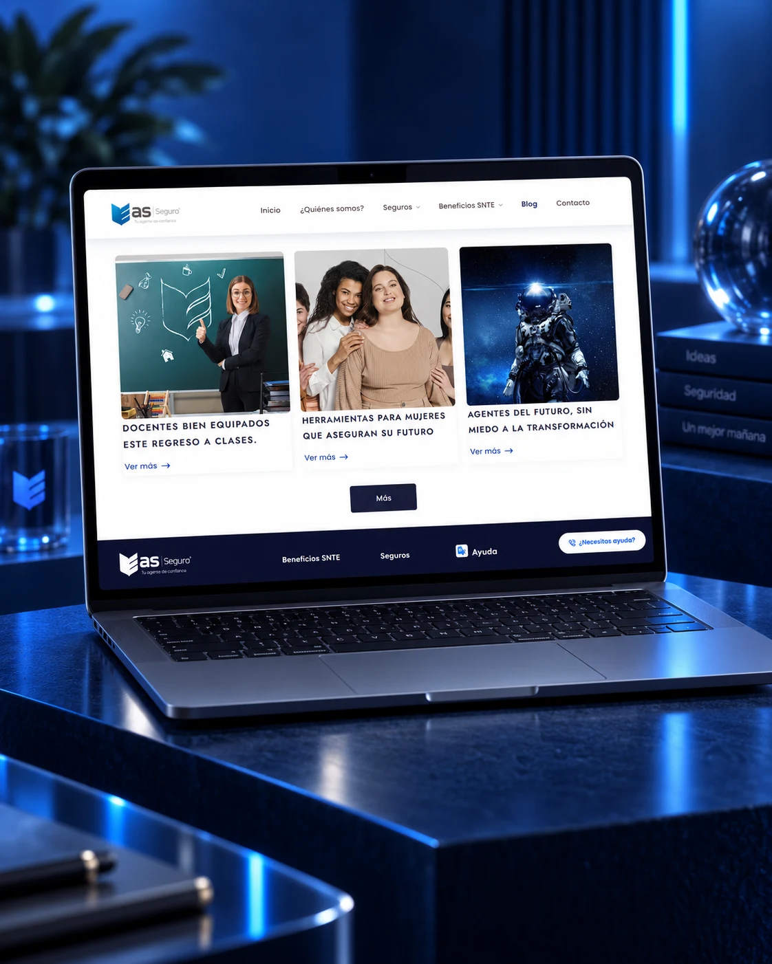 AS Seguro: web y landing de campaña