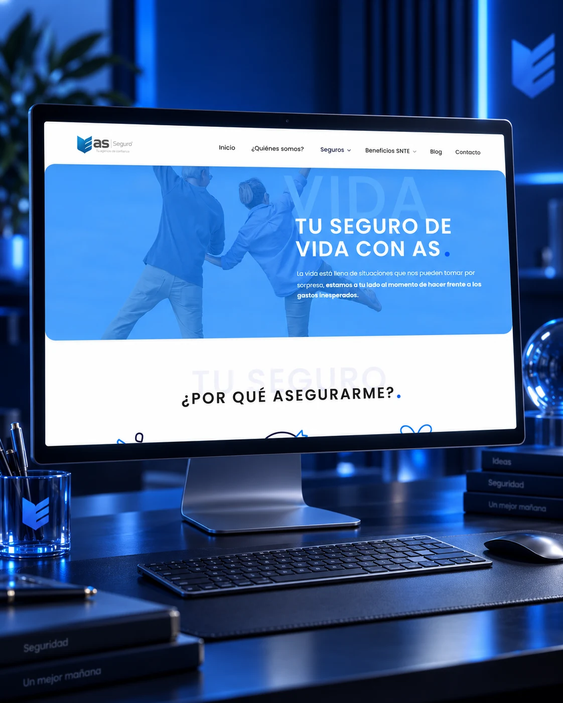 AS Seguro: web y landing de campaña