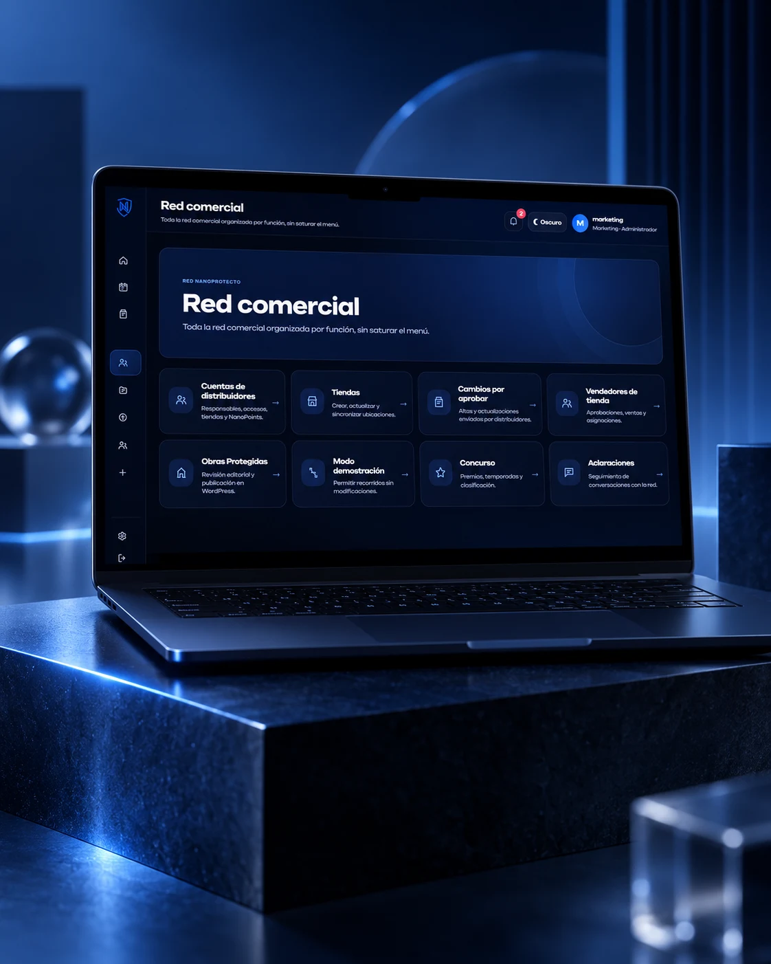 Nanodesk: muestra del proyecto