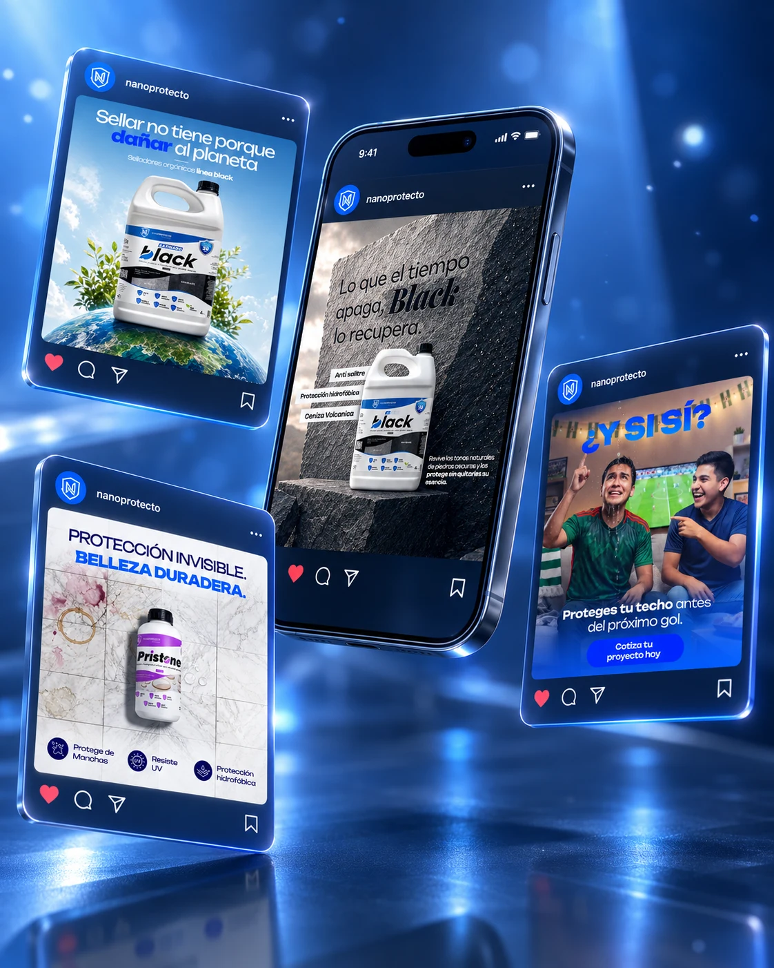 Nanoprotecto: contenido para redes sociales