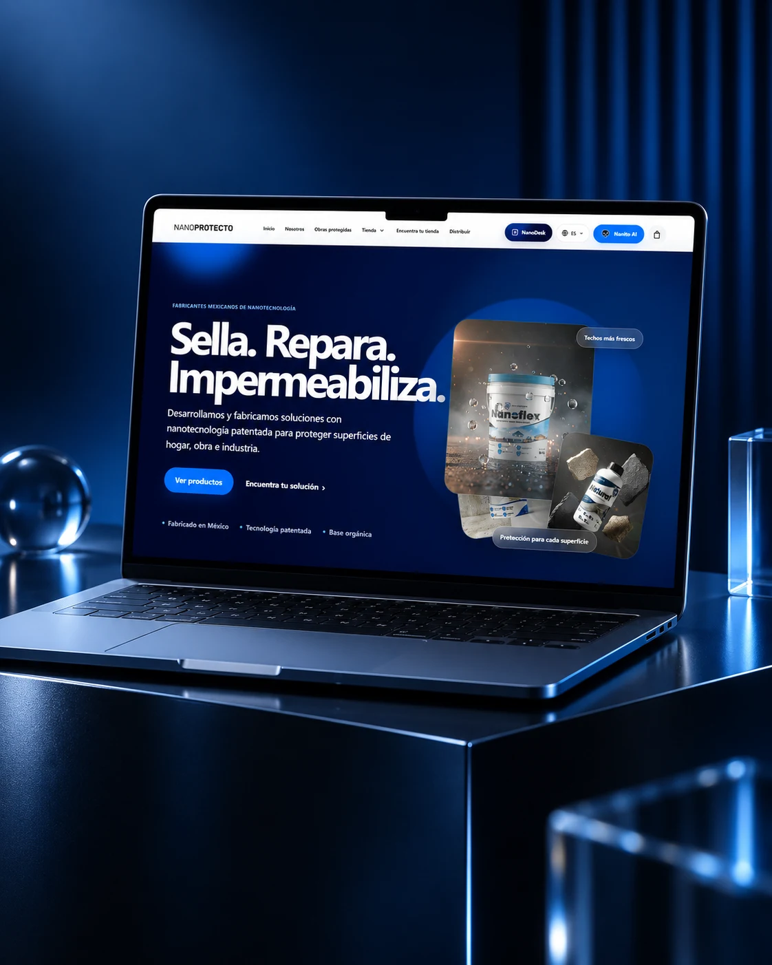 Nanoprotecto: rediseño de la web y experiencia de compra
