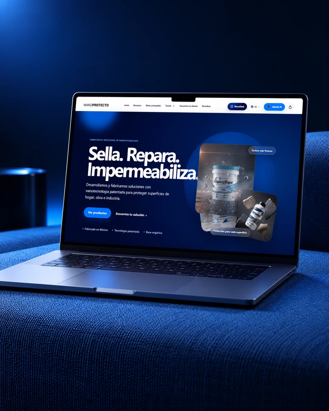 Nanoprotecto: rediseño de la web y experiencia de compra