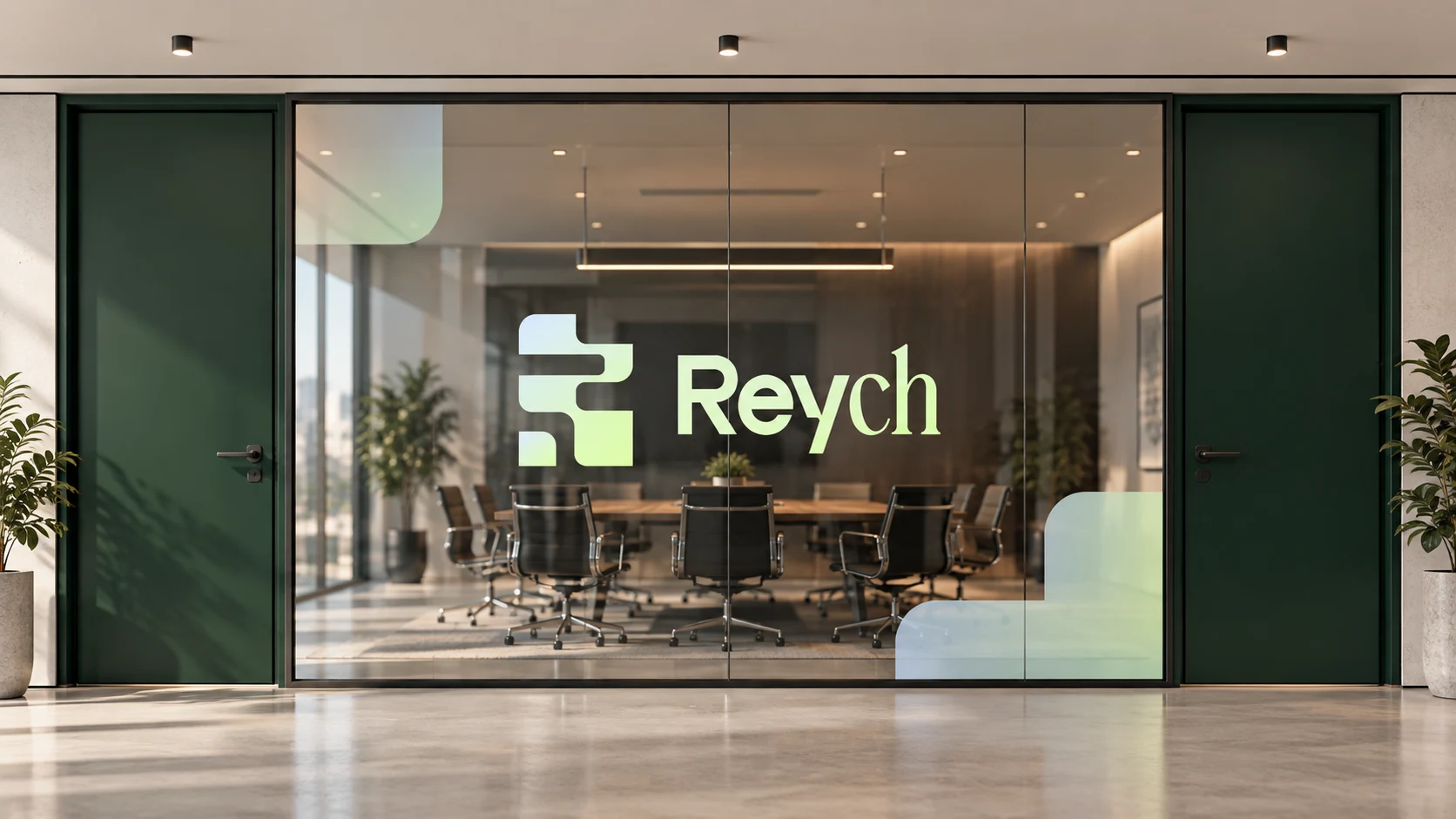 Reych: aplicaciones de identidad en señalización y espacio comercial