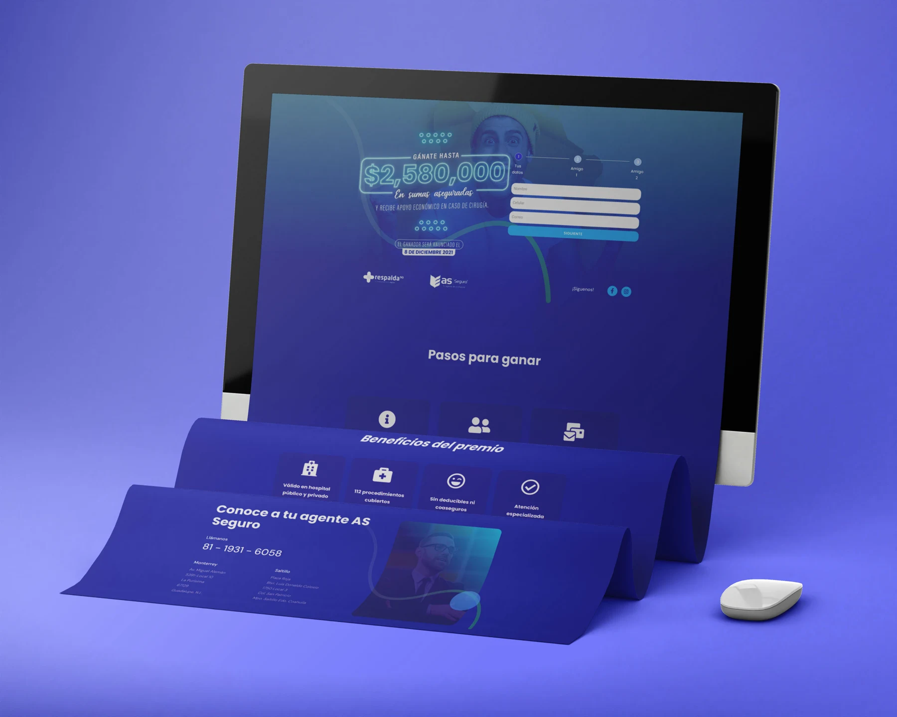 AS Seguro: web y landing de campaña
